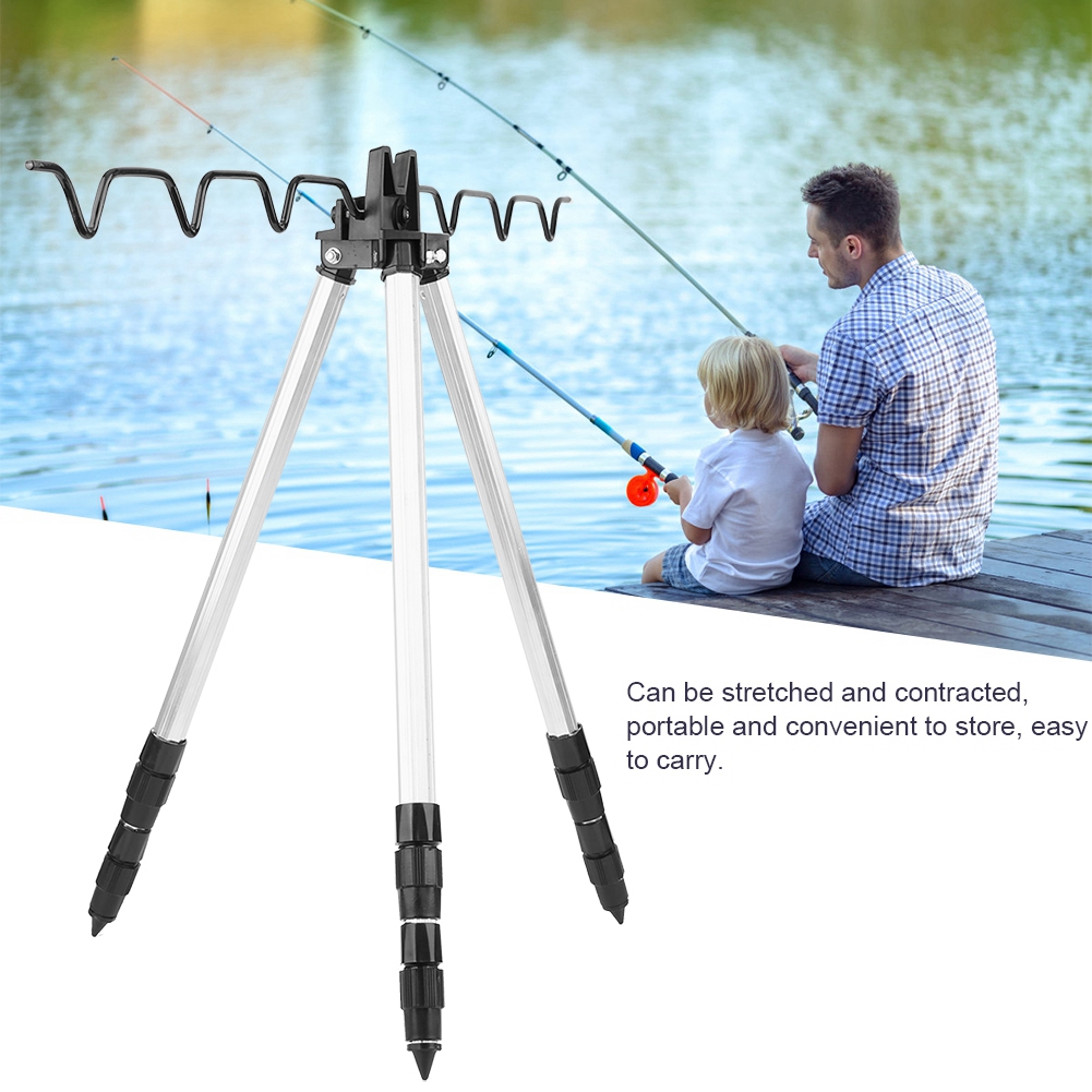 Fishing Equipment Rod - قصبة صيد خشبية حامل ثلاثي القوائم