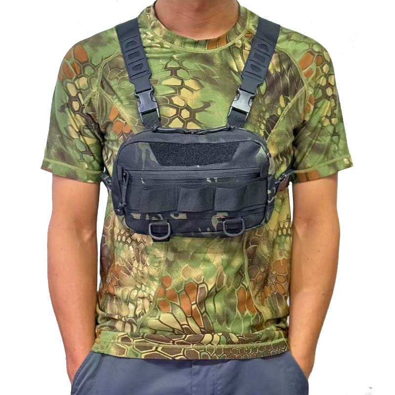 Fishing Equipment Essentials - حقيبة صدر تكتيكية للرجال، سترة صيد