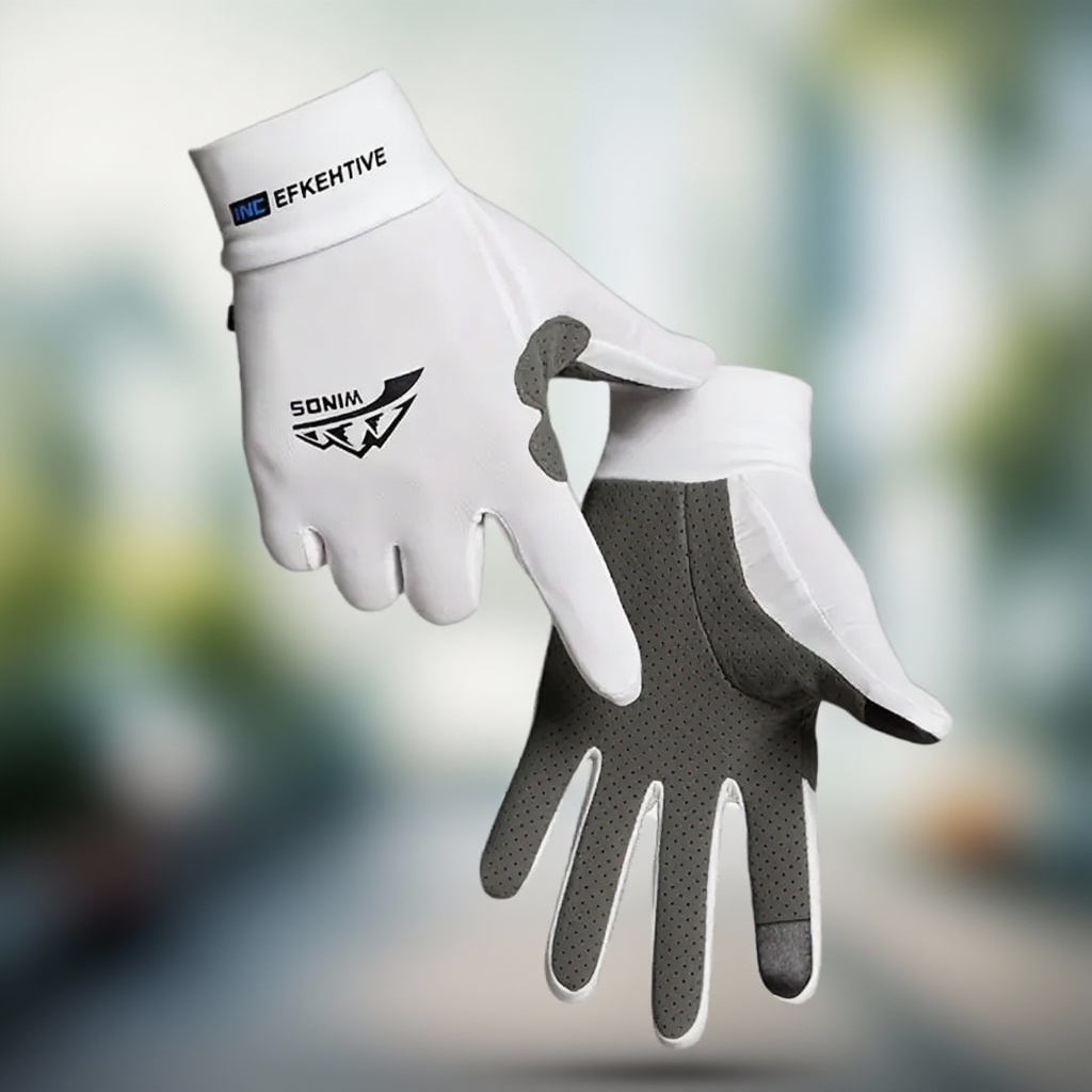Fishing Rod Glove - قفازات ركوب الدراجات من الحرير الجليدي