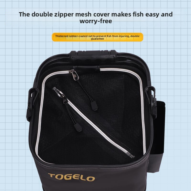 دلو السمك دلو صيد جديد قابل لل - مراجعة Fishing Equipment In وسعره