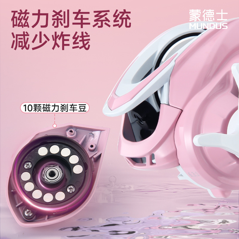 بكرة صيد وردية بنسبة تروس 6.3: - مراجعة Electric Fishing Reel وسعره