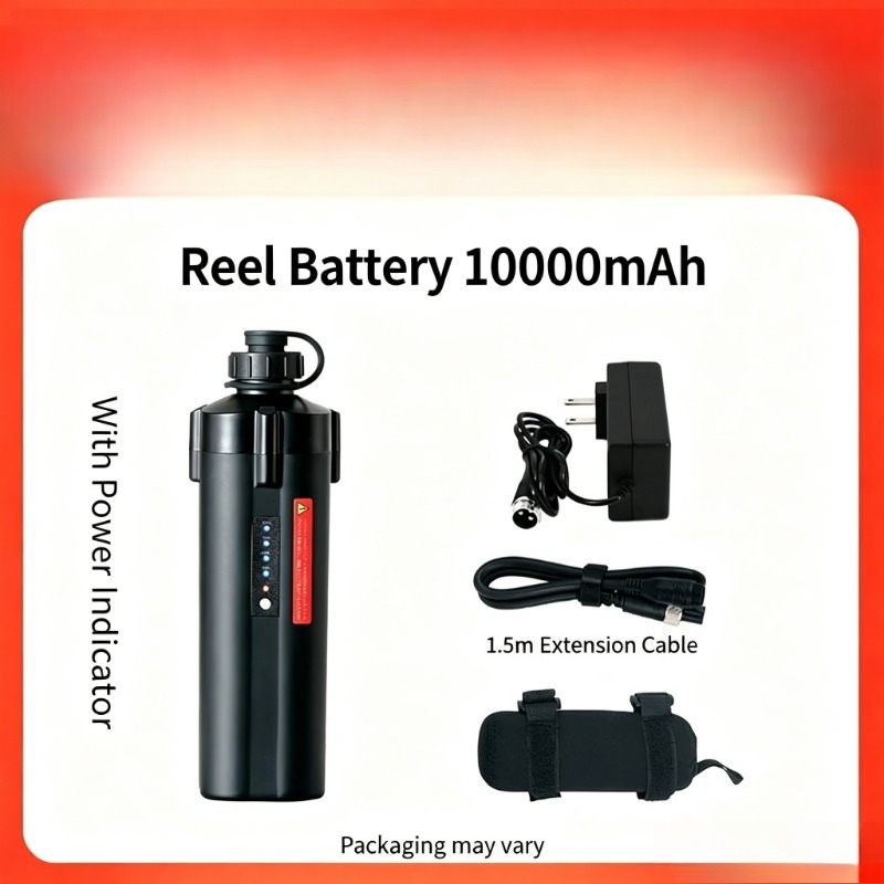 بطارية ليثيوم محمولة بقوة 14.8 - مراجعة Electric Fishing Reel وسعره