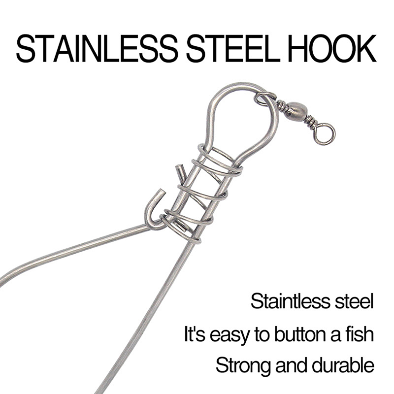 مشبك قفل السمك مع بكرة حبل من  - مراجعة Fishing Equipment Guide وسعره