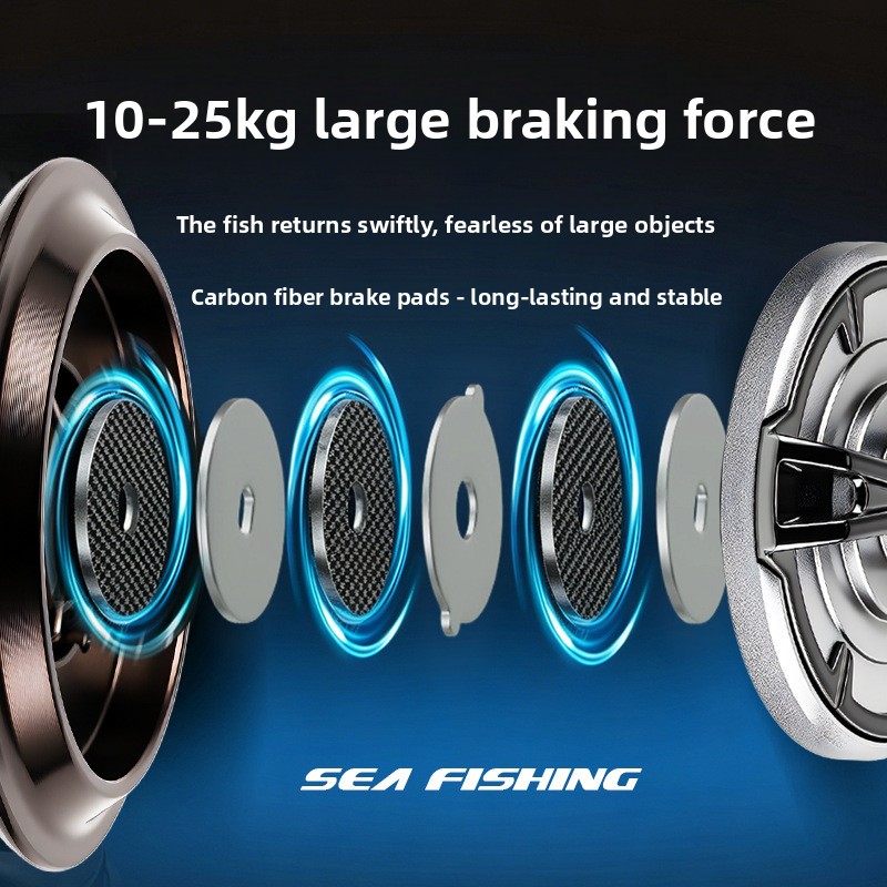 بكرات صيد معدنية عالية الجودة  - مراجعة Electric Fishing Reel وسعره