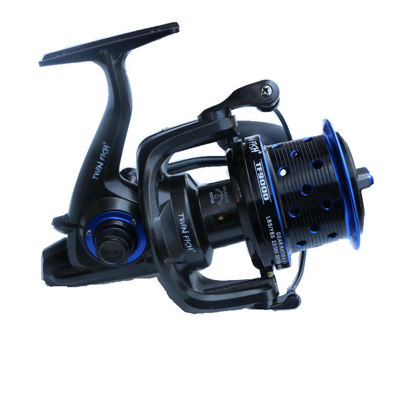 بكرة صيد دوارة بدون فجوة بمحور - مراجعة Electric Fishing Reel وسعره