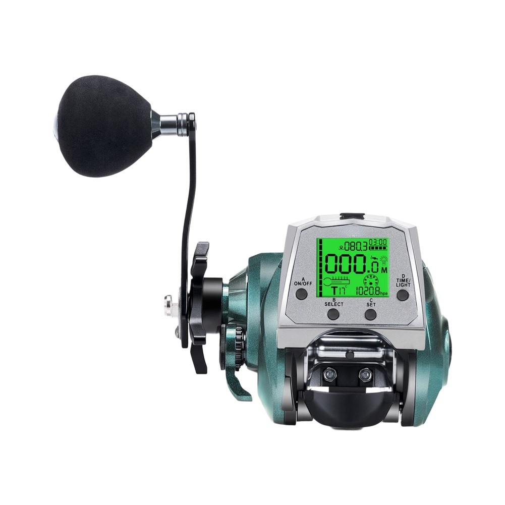 عجلة صيد كهربائية TX1200 بنسبة - مراجعة Electric Fishing Reel وسعره