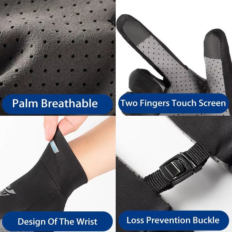 قفازات ركوب الدراجات من الحرير - مراجعة Fishing Rod Glove وسعره