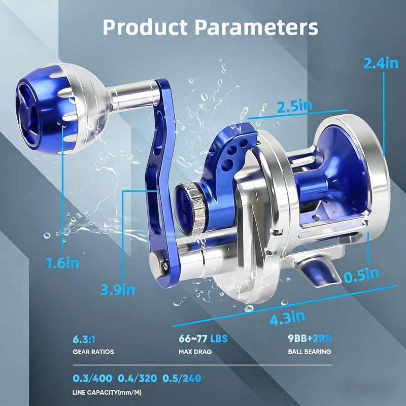 بكرة صيد توبلاين تاكيل بقوة 66 - مراجعة Electric Fishing Reel وسعره